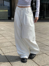 Dutti Two Pin Tuck Wide Pants