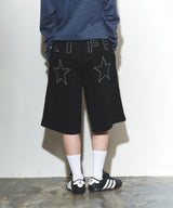 KIFF Star Cotton Shorts (Black) K25QC690