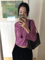 アメントベーシックカラーインナーTシャツ(5c)