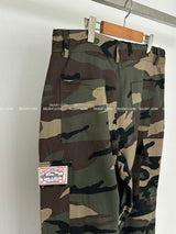 [UNISEX] Patch Military Camo Wide Pants