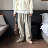 LMN クボワンタックコーデュロイワイドパンツ (7 colors)