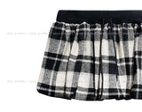 Pilen Check Pumpkin Mini Skirt