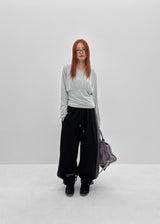 [MADE] Wirano Color-Block Wide Banded Pants