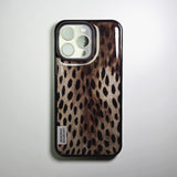 Wild Luxe Leopard Phone Case Smoky Brown (BK_Epoxy)