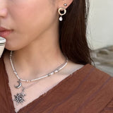 サイクルドロップピアス