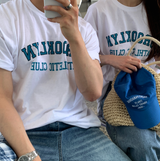 ドローブロークリンオーバーサイズショートスリーブTシャツ/ 4 カラーズ