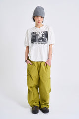 Vintage taxi slap crop tee