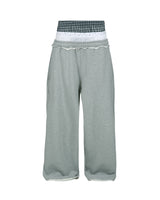 Stud underwear sweatpants - Gray