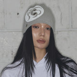 FY EYELET BEANIE (GRAY) F25ZE033