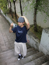 Mio Basic Pintuck Bermuda Pants 2C
