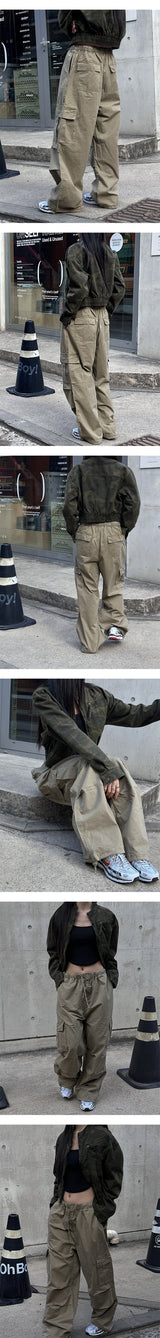 [S/S] Parasuete banding cargo pants(4color)