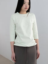 COMFY 3/4 SLEEVE T (MELON)