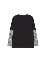 ニットレイヤードL/S（ブラック）