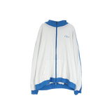  waffle track zip-up