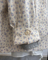 Creamy Petal Overfit Shirts Jacket