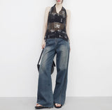 non-washing damage pants