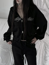 pretty emotion hooded zip-up (2color)