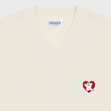 [UNISEX] Bear Red Heart Knit Vest