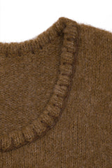 Muse Stitch Cardigan [Brown]