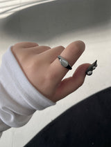 Cat's Eye Oval Stone Ring