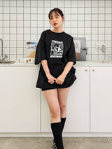 VENTIQUE スカルボードTシャツ 3color