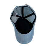 Denim stitch ball cap - light blue