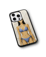 [Blue Check] Bikini Case