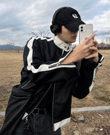 "ウェイレザービーカージャケット "