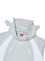 DEVIL HOODIE VEST (GREY)
