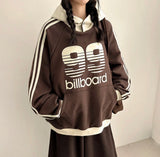 Choi 99 Billboard Graphic Track Line Color Matching Snaphoodie