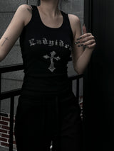 cubic rock chic sleeveless
