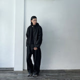 Structured Seam Hooded Jacket