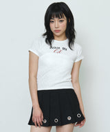exレース Tシャツ(white)