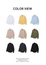 LMN ルエットハイデンシティースタンダードコットンシャツ (9 colors)
