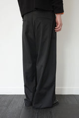 tailored wide slacks
