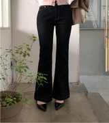 Lucain 3010 Elastic Waist Non-Fade Bootcut Denim / 1 color