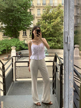[MADE] SUMMER LONG BOOTS-CUT SLACKS