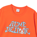 25SS バッドバニーロゴショートスリーブTシャツ オレンジ