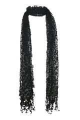 ツインクルネットスカーフ (Black/White)