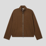 Shrunken Knitted Zip Up (3color)