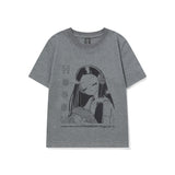 へースクロップTシャツ [Grey]