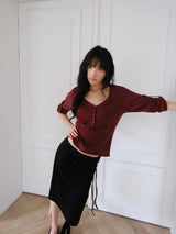 side tie midi sk
