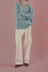 Nuts v-neck cardigan_skyblue