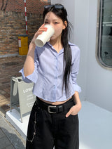 MULTI STRIPE SEMI SHIRT (2C)
