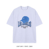 LMN ステイLAプレミアムコットンオーバーサイズフィット半袖Tシャツ(3カラー)