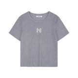 シルバーフォイルTシャツ Gray & Pink