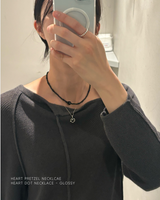 ハートプレッツェルネックレス