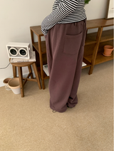 アスティンルーズフィットバンディング起毛スウェットパンツ（5c）