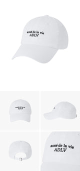 [24SS] BASIC SMALL LOGO BALL CAP R WHITE