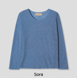 Lea Cut-Off Boat Neck Knit